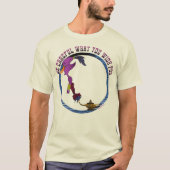 願いには気をつけろ ジーニー Tシャツ (正面)