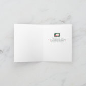 願いのココアの休日カードを暖めて下さい シーズンカード (内部)