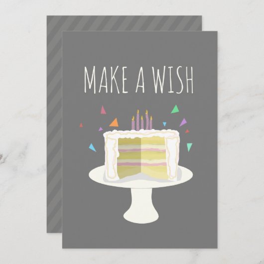 願いのパーティの招待状を作って下さい 招待状 (正面/裏面)