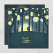 願いのランタンの夢の森林 招待状 (正面/裏面)