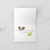 願いの休日カードを暖めて下さい シーズンカード (内部)