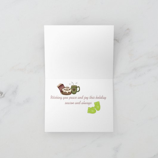 願いの休日カードを暖めて下さい シーズンカード (内部)