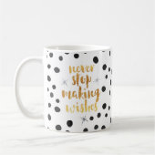 願いの引用文の作成 コーヒーマグカップ (左)