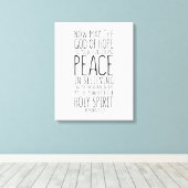 願いの神よ、ローマ人への手紙15:13 キャンバスプリント (インサイチュ (ウッドフロア))