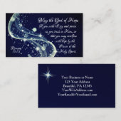 願いの神，ローマ人への手紙第15章13節 名刺 (正面/裏面)