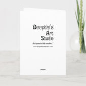 願いの結婚 カード (裏面)