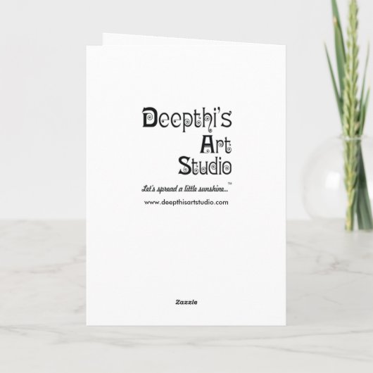 願いの結婚 カード (裏面)