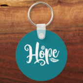 願いの草書 キーホルダー (正面)