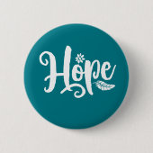 願いの草書 缶バッジ (正面)