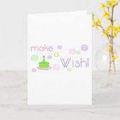 願いを作って下さい カード (黄色い花)