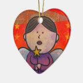 願いを作って下さい セラミックオーナメント (左)