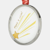 願いを作って下さい メタルオーナメント (左)