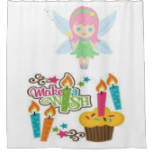 願いを叶えるシャワーカーテンフローラ シャワーカーテン (正面)