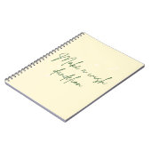 願いを叶えるタンポポ黄色のノート ノートブック (左側)