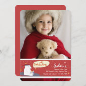 願いを叶える写真パーティーへの招待状 招待状 (正面/裏面)