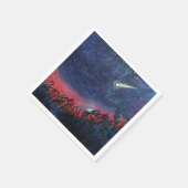 願いを叶える射撃、 発砲スターイラストレーション スタンダードカクテルナプキン (角)