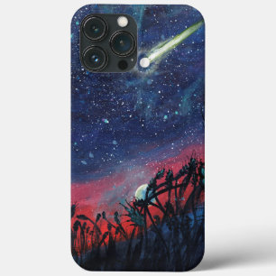 願いを叶える射撃、 発砲スターイラストレーション iPhone 13 PRO MAXケース