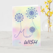 願いを叶える カード (黄色い花)