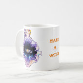 願いを叶える コーヒーマグカップ (正面左)