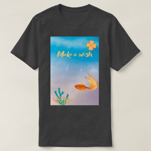 願いを叶える Tシャツ (デザイン正面)
