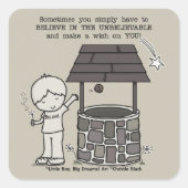 願いを叶えろ！ スクエアシール (正面)