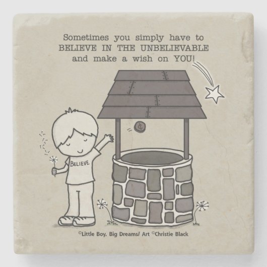 願いを叶えろ！ ストーンコースター (正面)