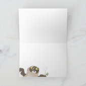 願いを叶えろ!Owl Greeting Card カード (内部)
