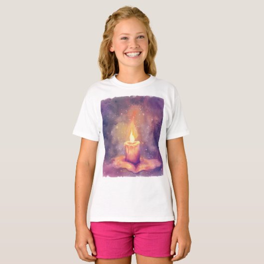 願いを灯す Tシャツ (正面フル)
