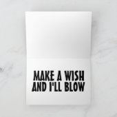 願いを込めた誕生日カードを吹き飛ばせ カード (内部)