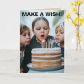 願いを込めた「内なる子」のハッピーバースデーカード カード (黄色い花)