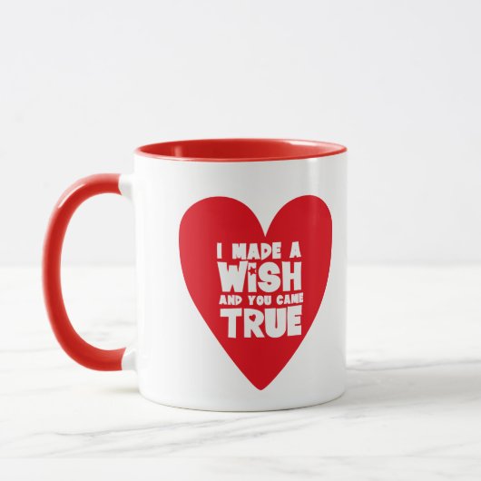願いを込めて Love Heart マグカップ (左)