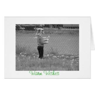 願いカードを暖めて下さい