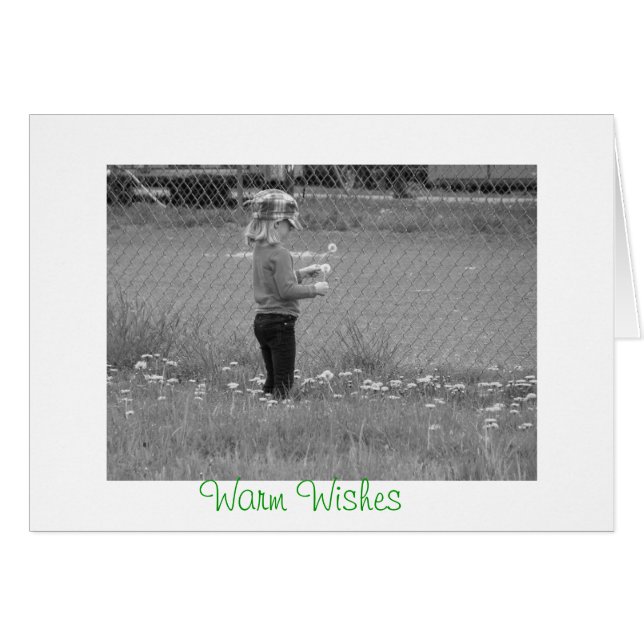 願いカードを暖めて下さい (正面横)