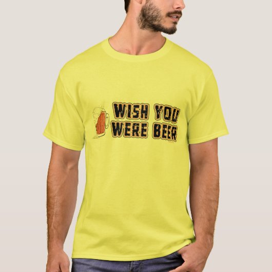 願いビールでした Tシャツ (正面)