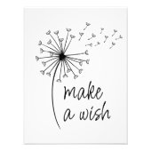 願い事のダンデロン時計を作りなさい。 フォトプリント            (正面)