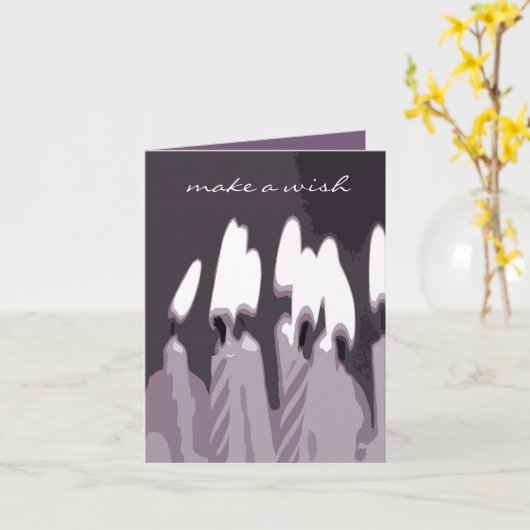 願い事をする カード (黄色い花)