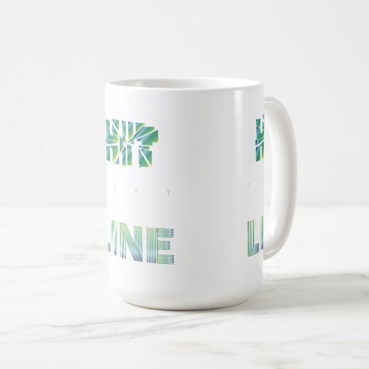 願い事をする コーヒーマグカップ (正面右)