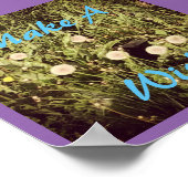 願い事をする ポスター (角)