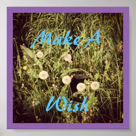 願い事をする ポスター (正面)