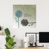 願い事をする ポスター (ホームオフィス)