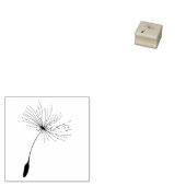 願い事をタンポポの種にする | Motifゴム印 ラバースタンプ (押印)