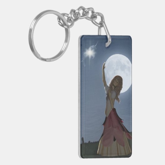 願い事来実 キーホルダー (正面左)