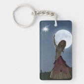 願い事来実 キーホルダー (正面)