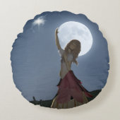 願い事来実 ラウンドクッション (正面)