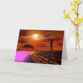 願い…ここにいました カード (黄色い花)