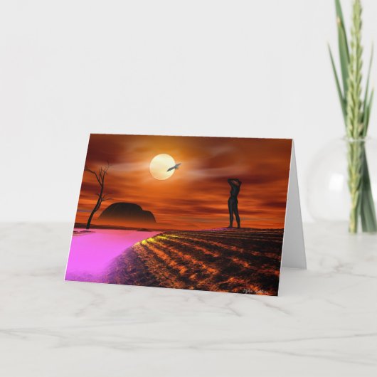 願い…ここにいました カード (正面)