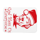 願い、神の祝福 マグネット (横)