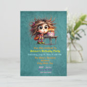 願お洒落いを叶える誕生日少女 招待状 (スタンド正面)