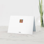 願お洒落事が叶うかわいらしカラフル カード (裏面)