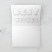 願最高のい、幸運、緑の白 シーズンカード (内部)